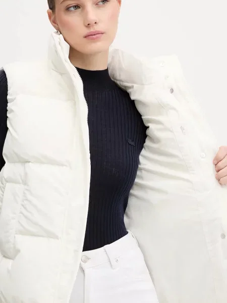 Пухова безрукавка Lacoste зимова білий