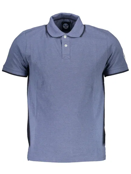 Поло тениска North Sails с къс ръкав синьо