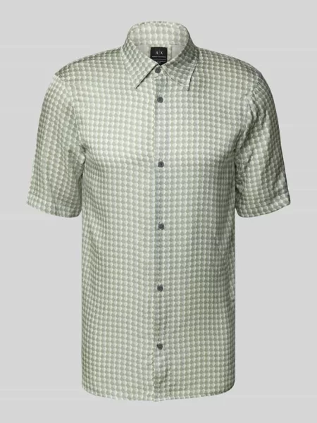 Koszula casualowa z listwą guzikową model ‘CAMICIA’ Armani Exchange