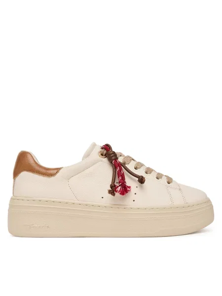Sneakersy Tamaris Krémová