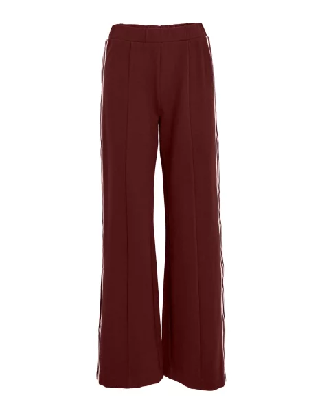 Minus Pantaloni Marabella albastru închis / roșu bordeaux alb