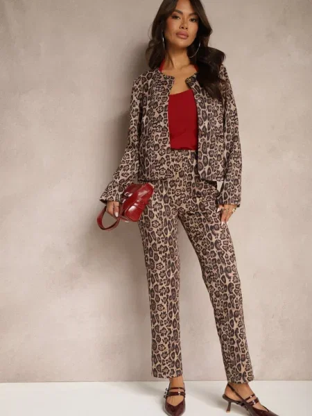 Pantaloni Enalora bej