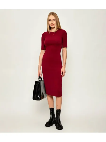 Calvin Klein Jeans Rochie bordo