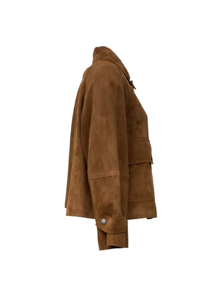 Lekka kurtka Weekend Max Mara brązowa