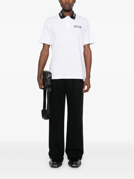 Polo Versace Jeans Couture alb