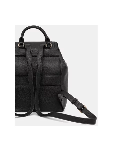 Plecak GUESS Manhattan II Flap Backpack Black Universal czarny
