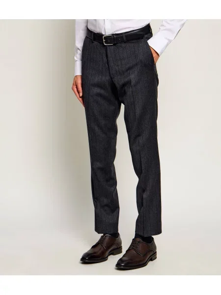 Oscar Jacobson De lână pantaloni Dandy gri