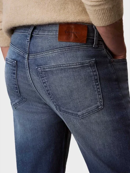 Прямые джинсы Calvin Klein Jeans синие