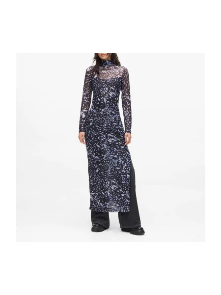 Rochie Karl Lagerfeld plasă violet