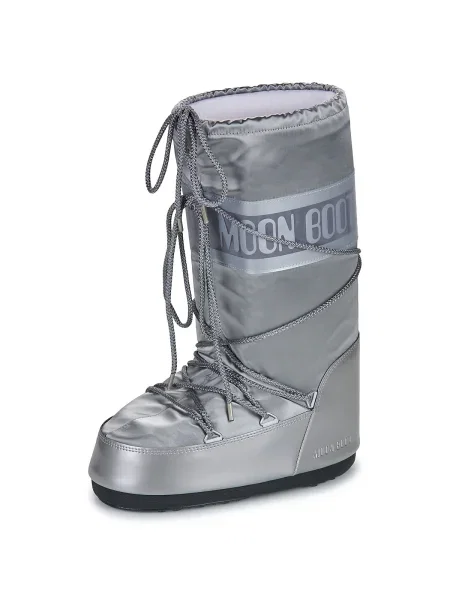 Dámske snehové topánky Moon Boot Icon Glance silver sivá