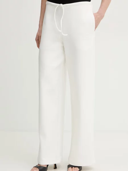 Trussardi spodnie dresowe beżowe