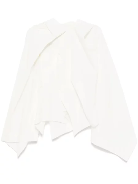 Koszula Yehuafan asymetryczna biała