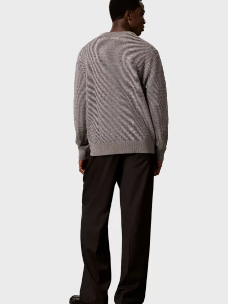 Вовняний светр Calvin Klein сірий