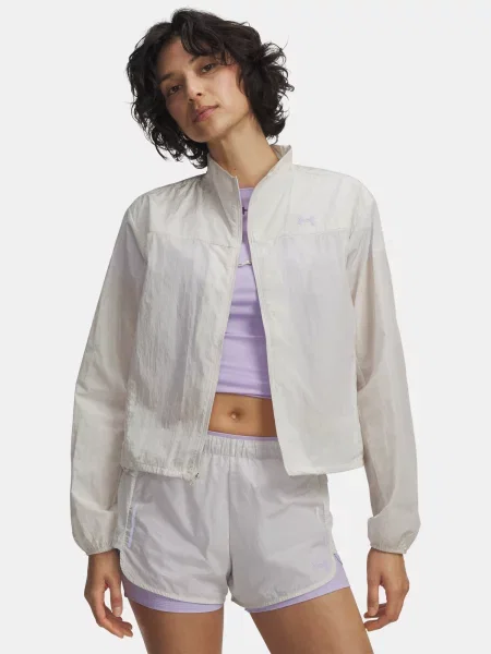 Geacă de tranziție Under Armour alb