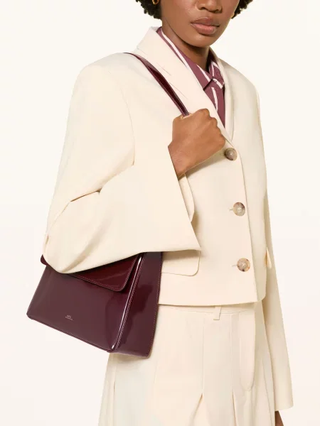 A.P.C. Torebka Virginie Flap rot