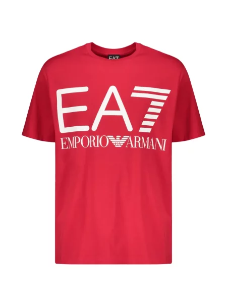 Raštuotas marškinėliai Ea7 Emporio Armani raudona