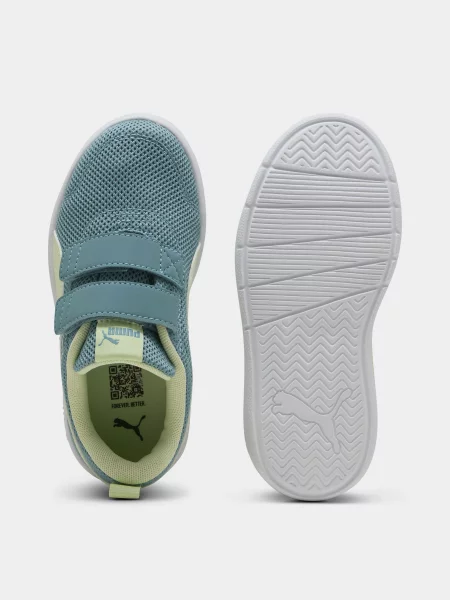 Дитячі Кеди низькі PUMA COURTFLEX V3 MESH морська хвиля текстиль/синтетика