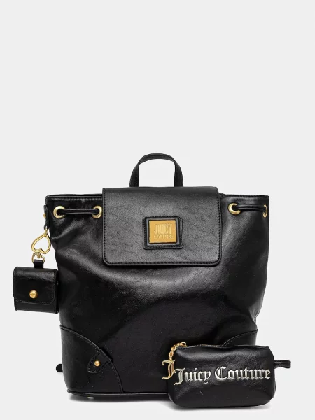 Juicy Couture rucsac POPPY femei mare neted negru