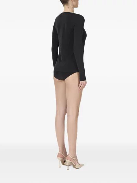 Lung tricou Wolford negru