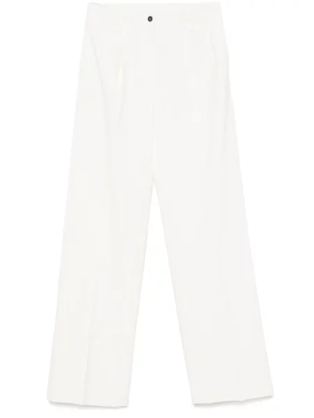 Pantaloni N°21 plisate alb