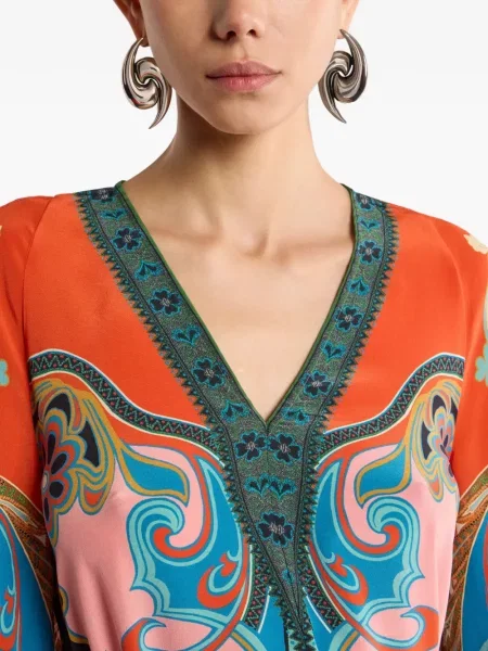 Cercei Etro cu model paisley