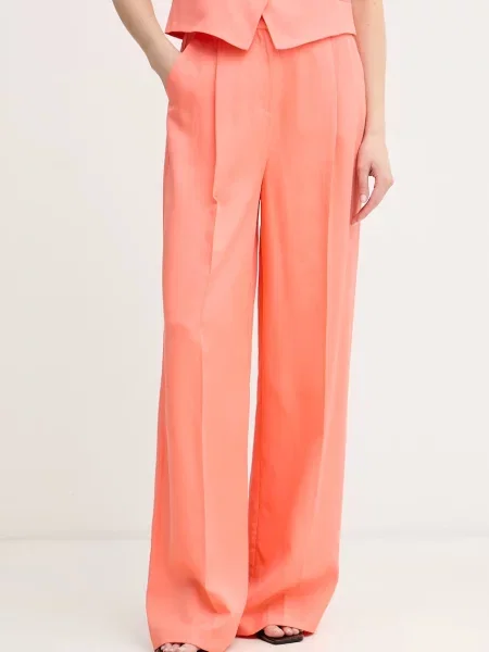 Lola Casademunt pantaloni pentru femei cu in portocaliu