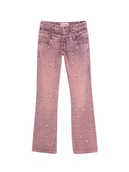 Desigual Jeans Masha Popova pastel / amestecat roșu