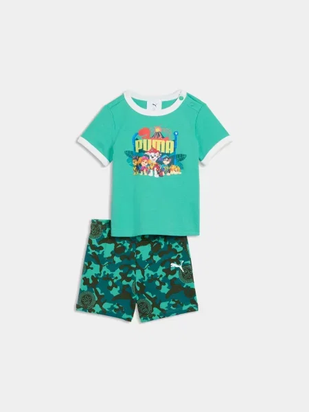 Дитячий Спортивний костюм PUMA x Paw Patrol Set комбінований верх зелений