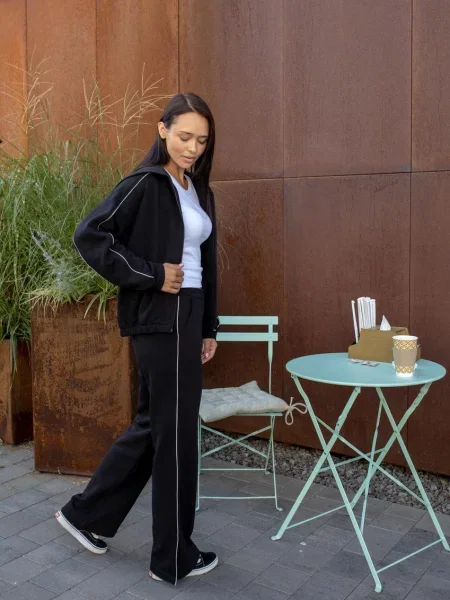 Спортивний костюм Umon бавовна/еластан чорний