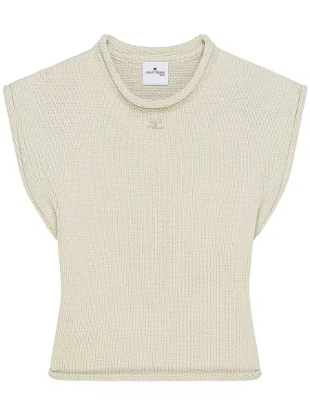Cropp top Courreges tricotate