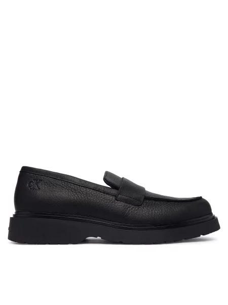 Loafers Calvin Klein Combat Ess Loafer Tu Lth čierna