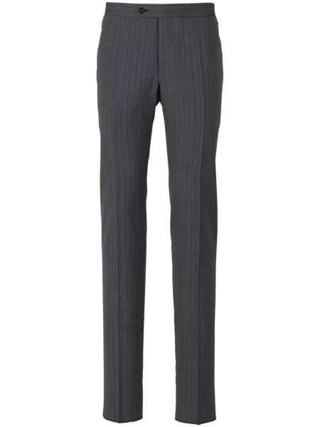 Pantaloni Canali cu dungi gri