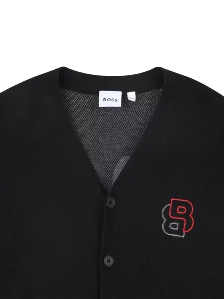Kardigan dziecięcy Bosswear czarny