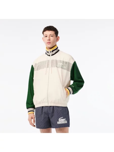 Lacoste Kurtka Ze Stójką Z Blokadą Koloru biała