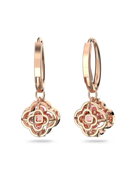 Swarovski kolczyki SPARKLING DC różowe