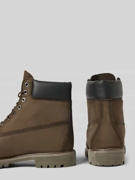 Kozaki z naturalnej skóry z wytłaczanym logo Timberland