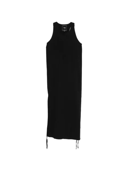 Rochie midi Y-3 fără mâneci negru