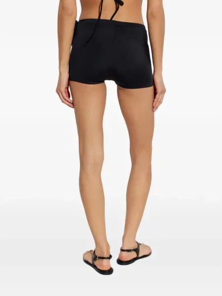 Bikini Moschino cu model floral negru