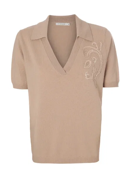 TATUUM Bluză / amestecat bej