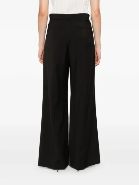 Pantaloni Sportmax plisate negru