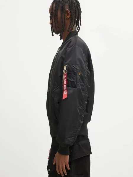 Dvostrana bomber jakna No Problemo Alpha Industries No War za prijelazno razdoblje crna