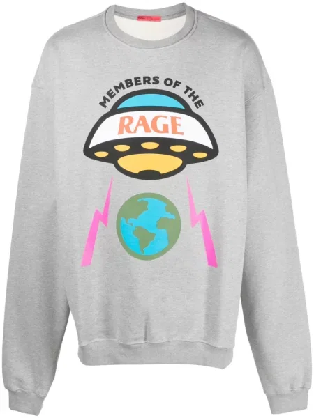 Hanorac Members Of The Rage cu imagine gri