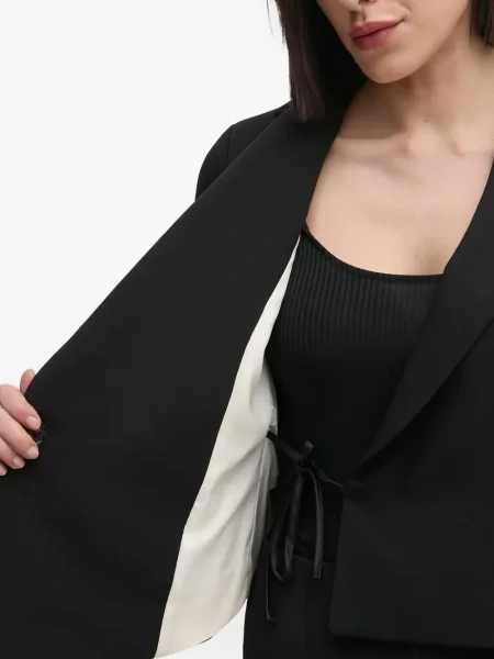Sacou Sandro Ferrone drapate negru