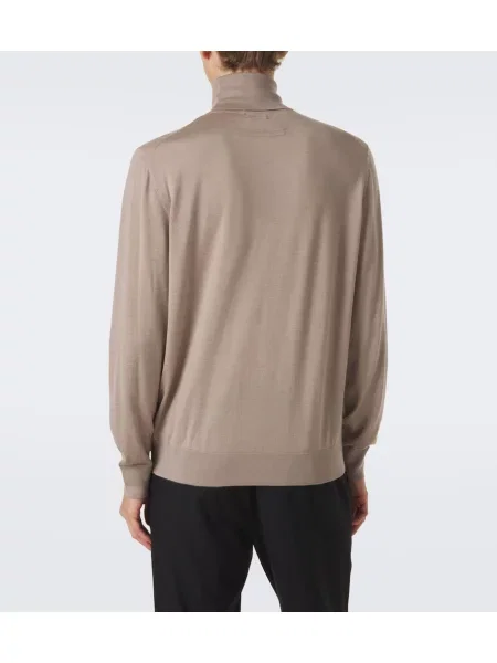 Heláncă Zegna de mătase bej