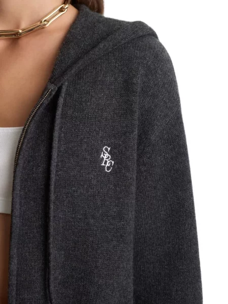 Hoodie Sporty & Rich γκρι
