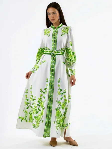 MSN Collection Šaty Maxi' bílá