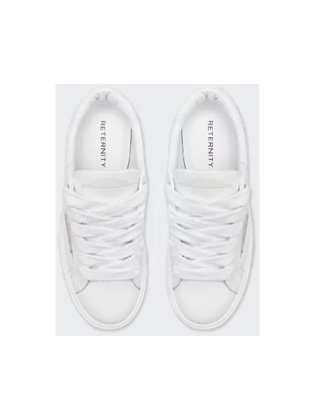 Sneakersy Reternity skórzane białe