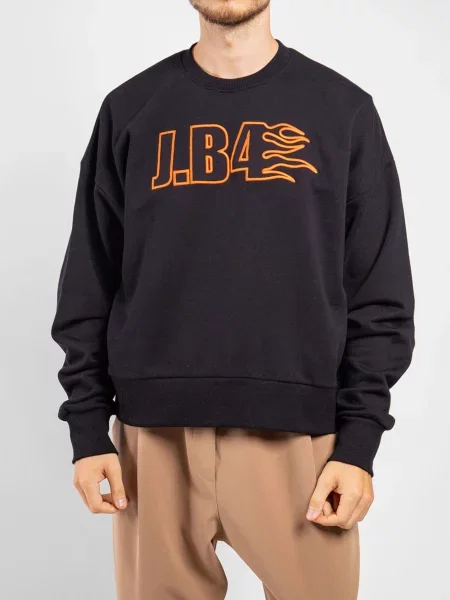 Світшот Just Before чорний