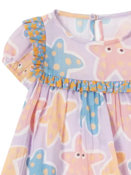 Sukienka dziecięca Stella Mccartney fioletowa
