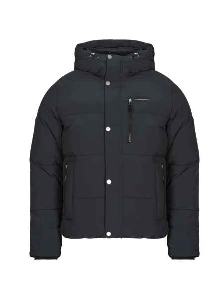 Bunda Jack & Jones s kapucňou čierna